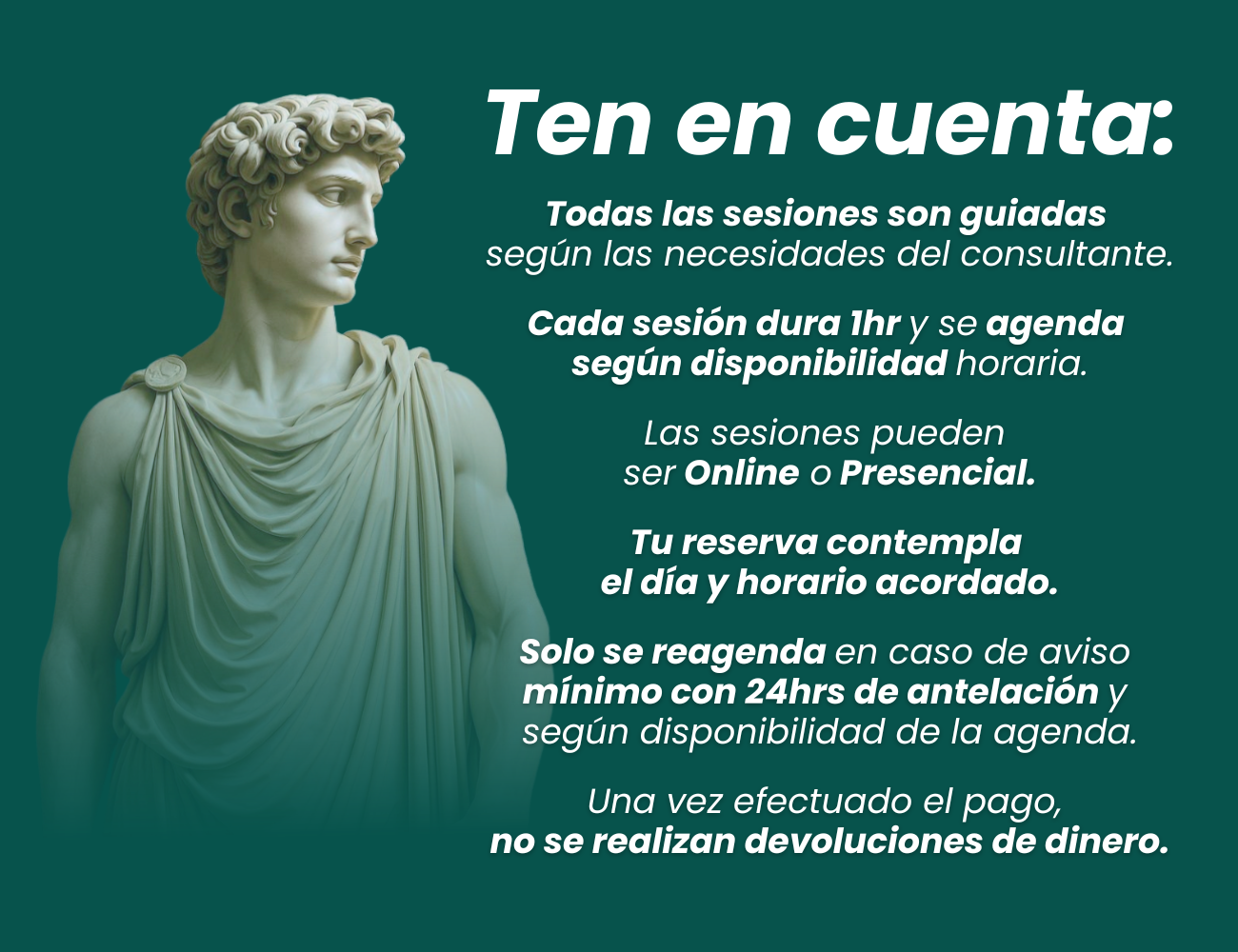 Reserva de servicios